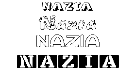 Coloriage Nazia