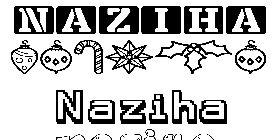 Coloriage Naziha