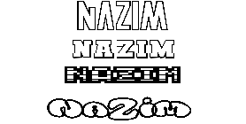 Coloriage Nazim