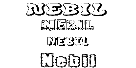 Coloriage Nebil