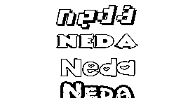 Coloriage Neda