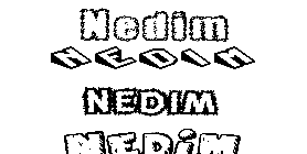 Coloriage Nedim