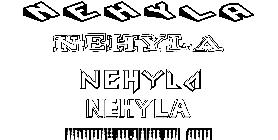 Coloriage Nehyla