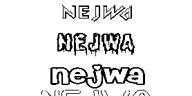 Coloriage Nejwa