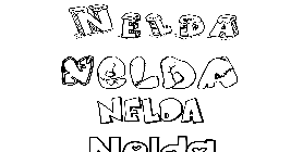 Coloriage Nelda