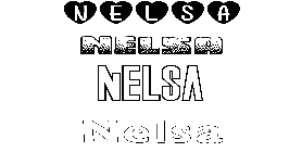 Coloriage Nelsa