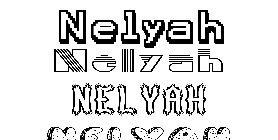 Coloriage Nelyah