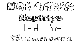 Coloriage Nephtys