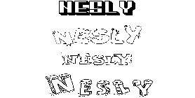 Coloriage Nesly