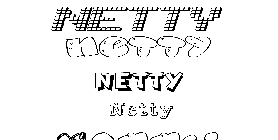 Coloriage Netty