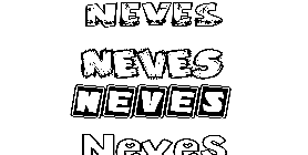 Coloriage Neves