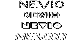 Coloriage Nevio