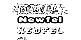 Coloriage Newfel