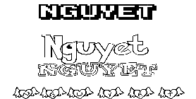 Coloriage Nguyet