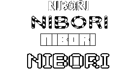 Coloriage Nibori