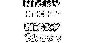 Coloriage Nicky