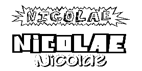 Coloriage Nicolae