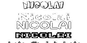 Coloriage Nicolai
