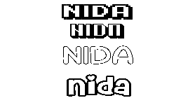 Coloriage Nida