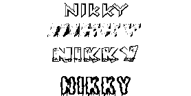 Coloriage Nikky