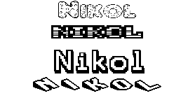 Coloriage Nikol