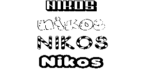 Coloriage Nikos