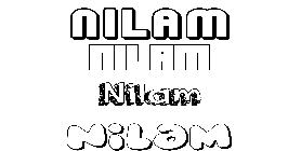 Coloriage Nilam