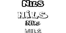 Coloriage Nils