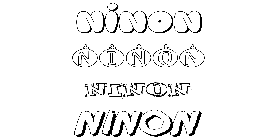 Coloriage Ninon