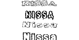 Coloriage Nissa