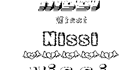 Coloriage Nissi