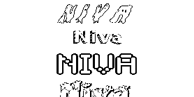 Coloriage Niva