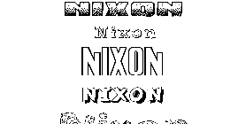Coloriage Nixon
