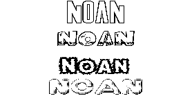 Coloriage Noan