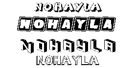 Coloriage Nohayla
