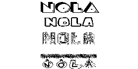 Coloriage Nola