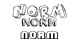 Coloriage Norm