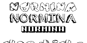 Coloriage Normina