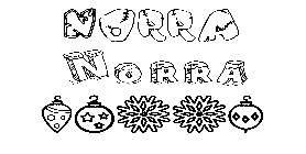 Coloriage Norra