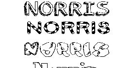 Coloriage Norris