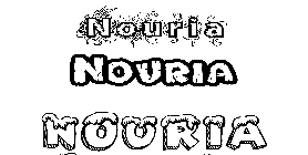 Coloriage Nouria