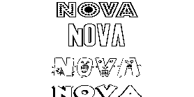 Coloriage Nova