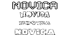 Coloriage Novica