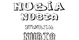 Coloriage Nubia