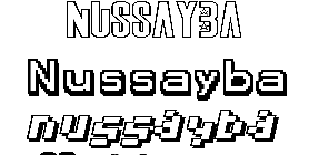 Coloriage Nussayba