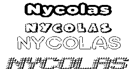 Coloriage Nycolas