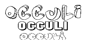 Coloriage Occuli