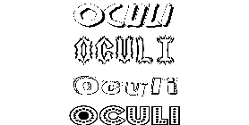 Coloriage Oculi