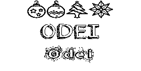 Coloriage Odei