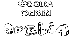 Coloriage Odelia